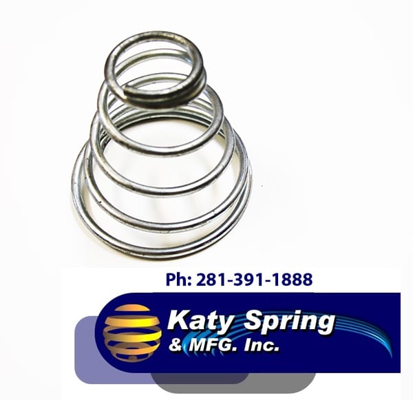 Conical Compression Springs | Custom Conical Compression Springs