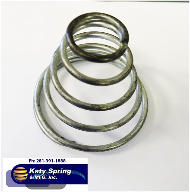 conical spring, .072 302 stainless valve industry