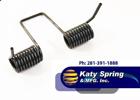 ).072 hard drawn double body torsion spring for the HVAC industry
