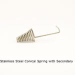 Stainless Steel Conical Spring with Secondary