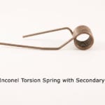 Inconel Torsion Spring with Secondary