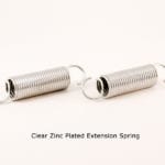 Clear Zinc Plated Extension Spring